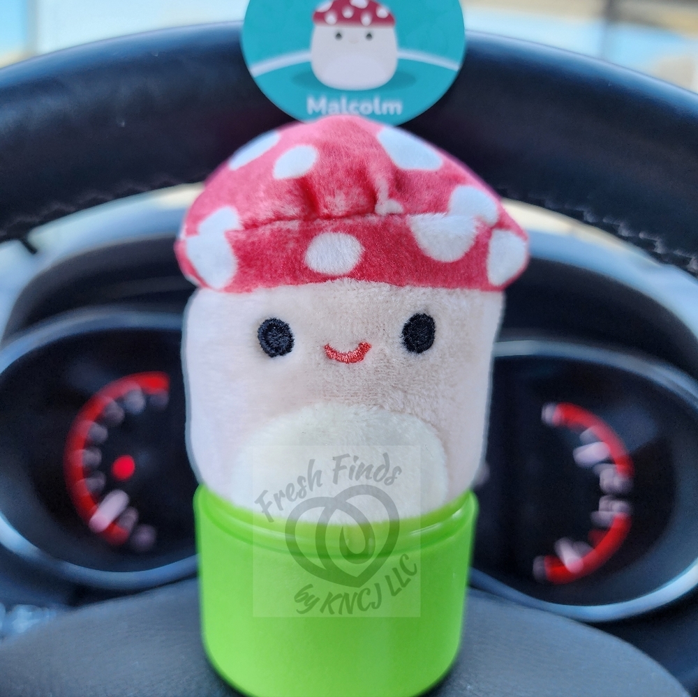 Squishmallows Malcolm the Mushroom Micromallow Exclusive HTF